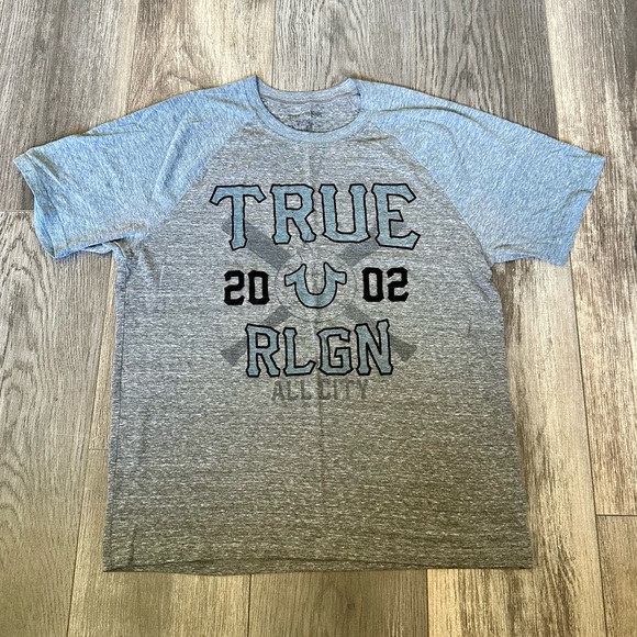 All City Baseball True Religion Men’s T-Shirt Size Large - Picture 1 of 9